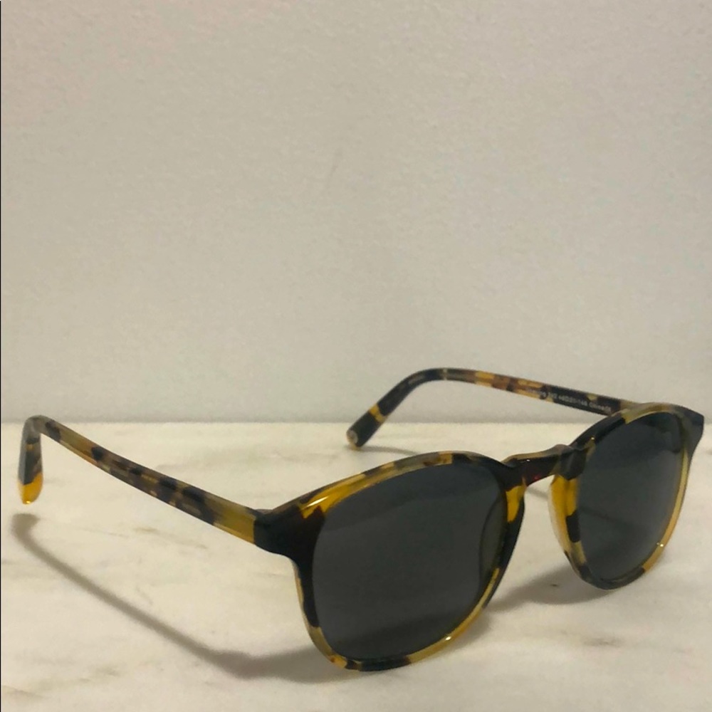 Warby Parker Downing Sunglasses in Walnut Tortoise